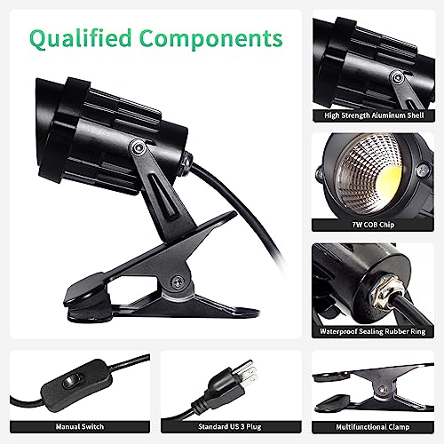 LED Clamp Spot Lights (2 Count)