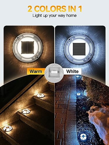 Solar Driveway Lights Dock Lights Waterproof 24 Pack (24 Count)