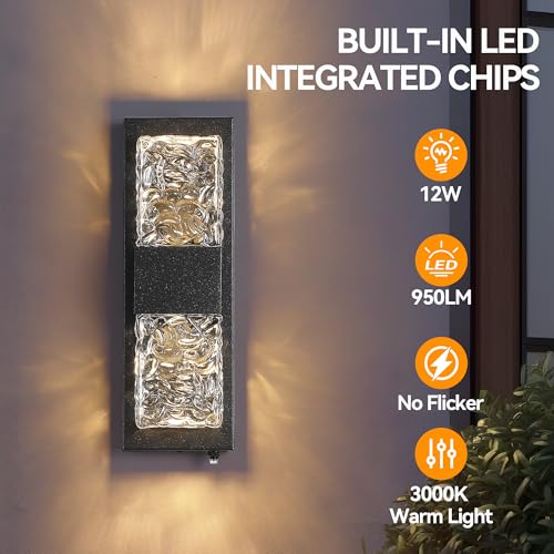 14.2" Dusk to Dawn Outdoor Wall Light