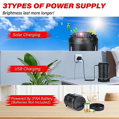 Solar Camping Lantern 4 (4 Count)