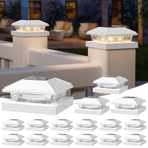 Solar Post Cap Lights (16 Count)