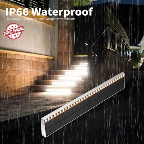 Solar Step Lights Outside (6 Count)