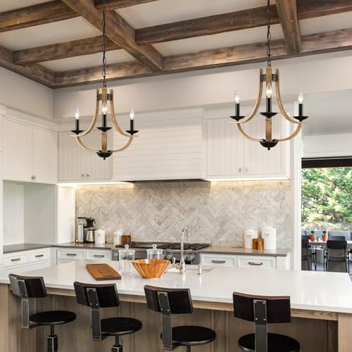 Farmhouse Chandelier for Dining Room 3 (3 Count)