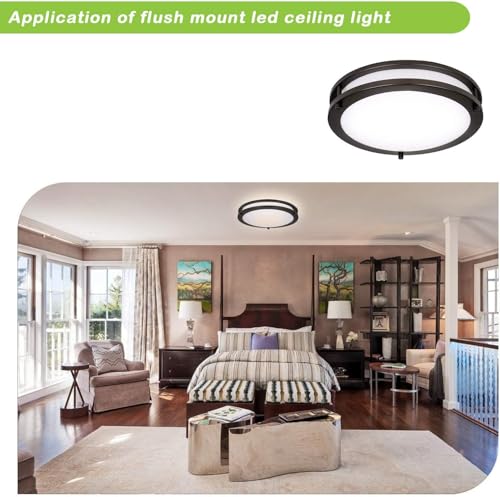13 inch Flush Mount LED Ceiling Light Fixture