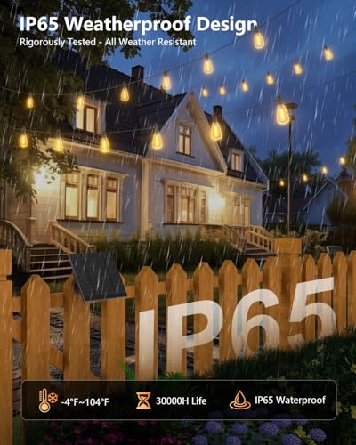 175FT Solar String Lights Outdoor