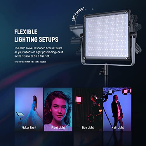 RGB1200 RGB LED Video Light Panel with APP