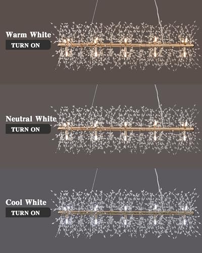Modern 47.2" Modern Gold Crystal Firework Chandelier