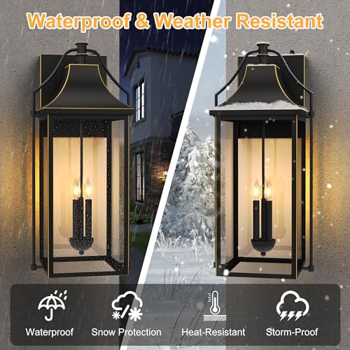 25IN Dusk to Dawn Outdoor Wall Light