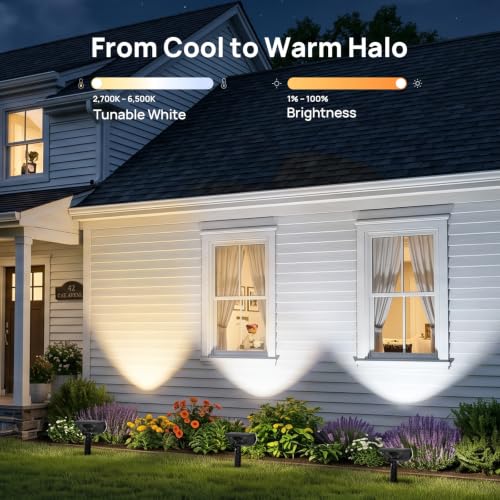 Smart Solar Motion Spotlights SL5 Upgraded (6 Count)