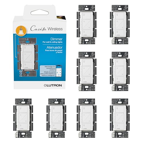 Caseta Smart Dimmer Switch (8 Count)