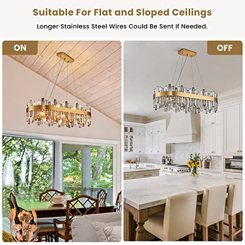 16 Light Modern Crystal Chandelier