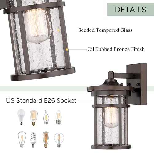 Outdoor Wall Sconces (2 Count)