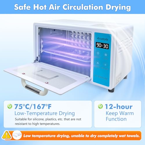 UV Light Nail Tool Cleaning Machine Dryer 10L 160W (338 Ounce)