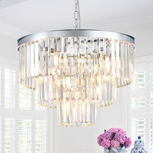 20" Modern Crystal Chandeliers