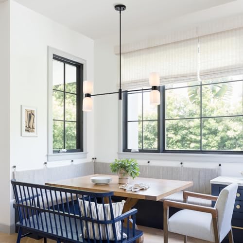 Modern Linear Chandelier for Kitchen Island