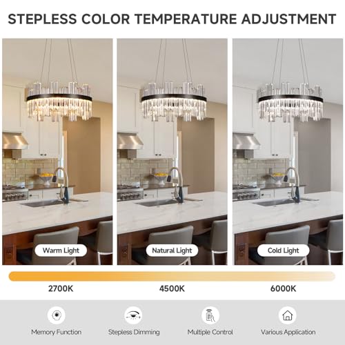 Modern LED Crystal Chandelier