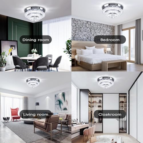 11.8" Crystal Ceiling Light
