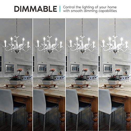 Vintage Candelabra LED Bulb 60W Equivalent (6 Count)