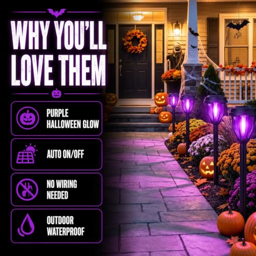Solar Halloween Lights (12 Count)