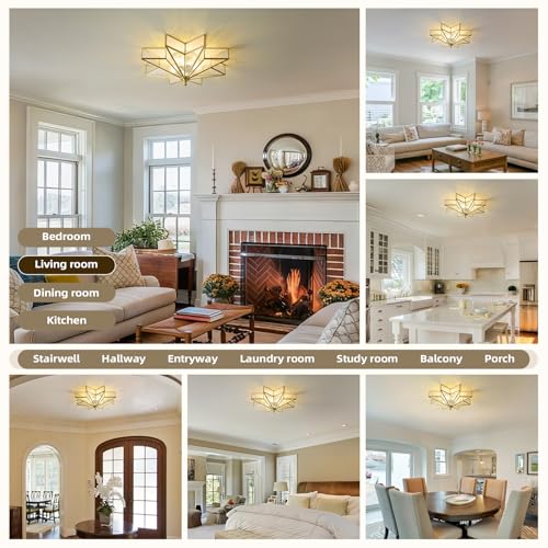 Star Brass Vintage Ceiling Light