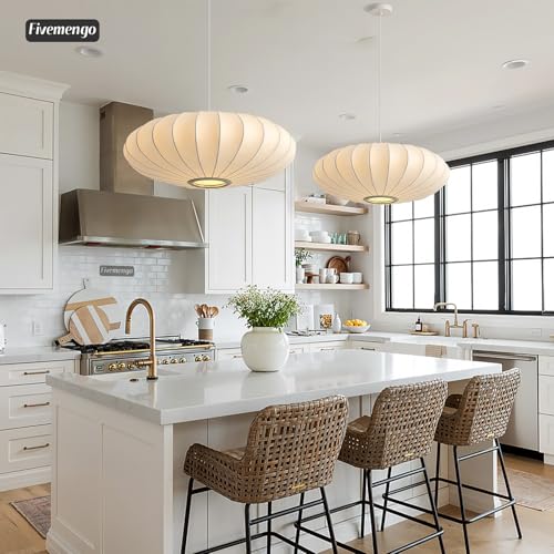 23.6in Lantern Pendant Light Bubble Saucer