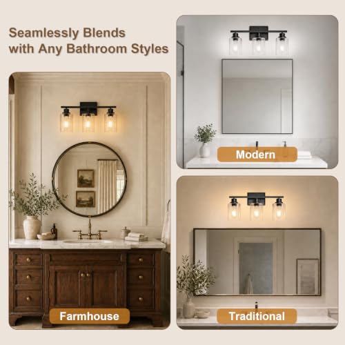 Modern Bathroom Light Fixtures Over Mirror