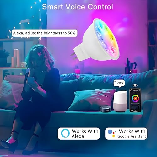 Smart MR16 LED Bulb Dimmable Color Changing