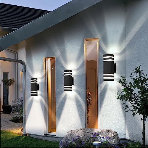 6 Pack Black Outdoor Light Fixtures (6 Count)