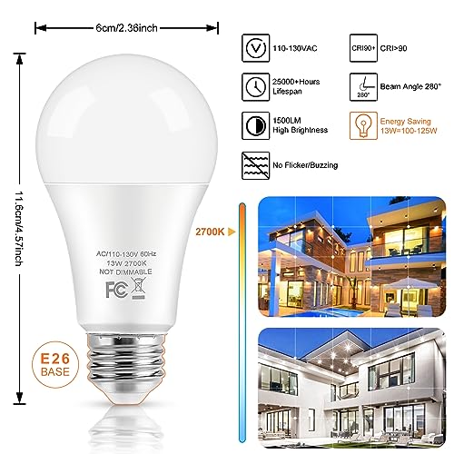 LED Light Bulbs (4 Count)