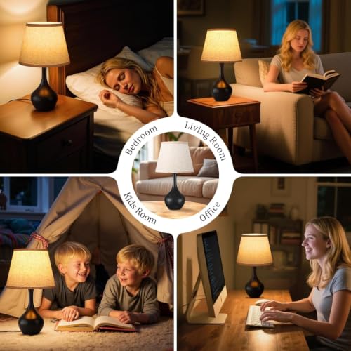 16.1" Touch Table Lamp for Nightstand