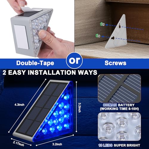 8 Pack Solar Stair Lights (8 Count)