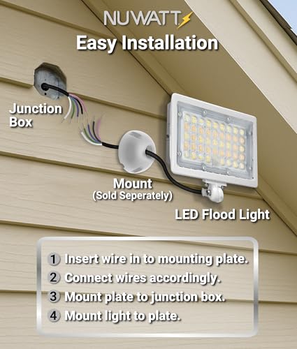 50W White LED Flood Lights Outdoor