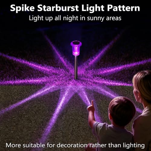 Solar Halloween Lights Outdoor Waterproof 10 Pack Halloween Decor (10 Count)
