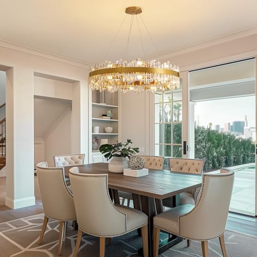 39.4'' Modern Crystal Chandelier