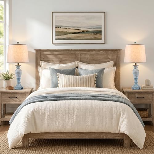 Farmhouse Table Lamps for Living Room (2 Count)