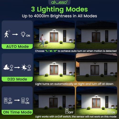 Motion Sensor Outdoor Lights