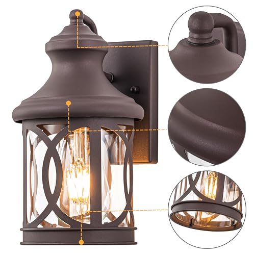 2 Pack Outdoor Wall Lights (2 Count)