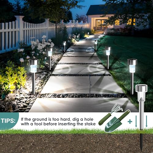 Outdoor Waterproof Solar Garden Lights (12 Count)