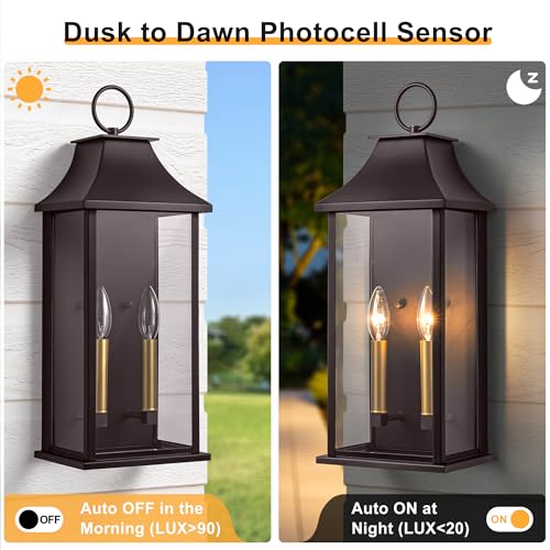 Oil Rubbed Bronze 20.6" Outdoor Wall Light