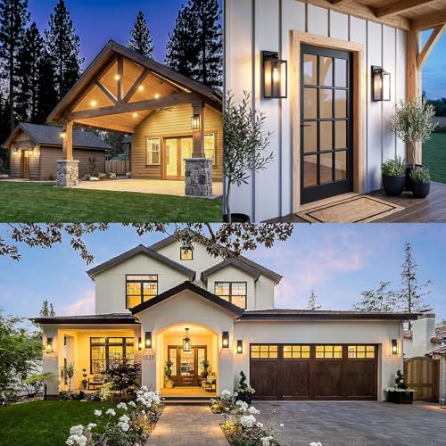 Upgraded Dusk to Dawn Outdoor Wall Lights (2 Count)