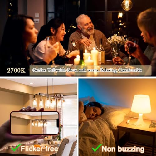 3.2 Inch 2700K Soft White E26 LED Bulb 60 Watt Equal (9 Count)