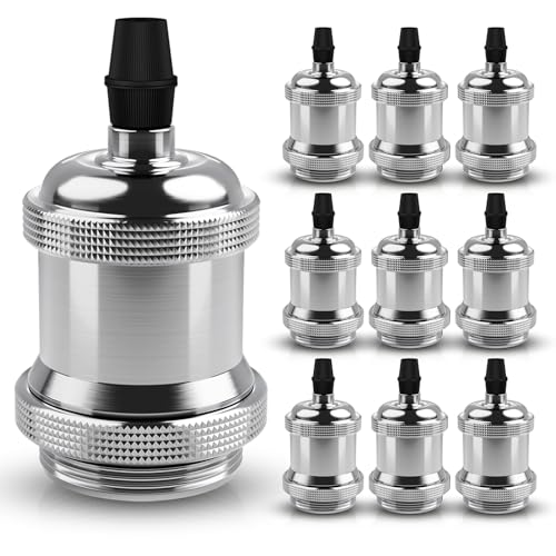 E26 Edison Vintage Lamp Socket for DIY Lighting (10 Count)