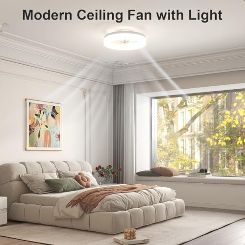 Low Profile Ceiling Fans with Lights and Remote