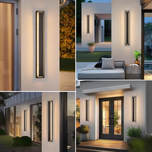 39.3'' 2 Pack Modern Outdoor Light Fixture (2 Count)