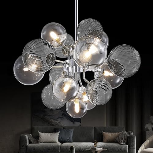 Mid Century Bubble Chandelier 8