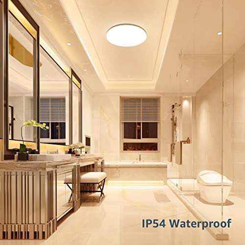 11 inch Flush Mount LED Ceiling Light for Bathroom
