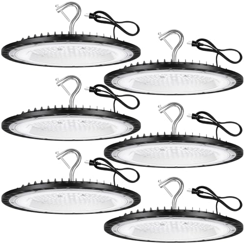 6 Pack 150W UFO Led High Bay Light Fixture (6 Count)