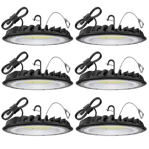 6 Pack ETL 155W UFO LED High Bay Light (6 Count)