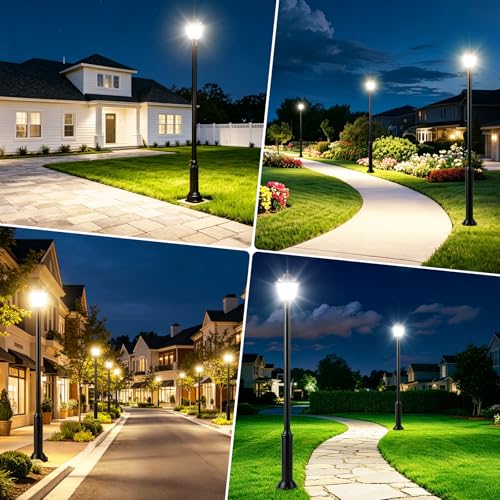 100W LED Post Top Light with Dusk to Dawn Photocell