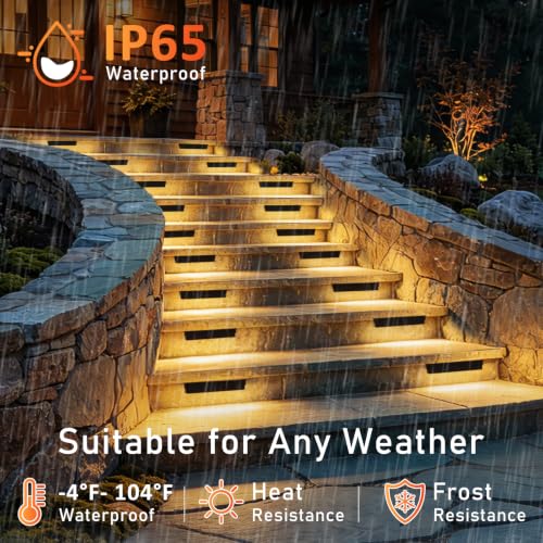 12 Pack 7 Inch Retaining Wall Lights (2700K Warm White / 7Inch-12 Pack)